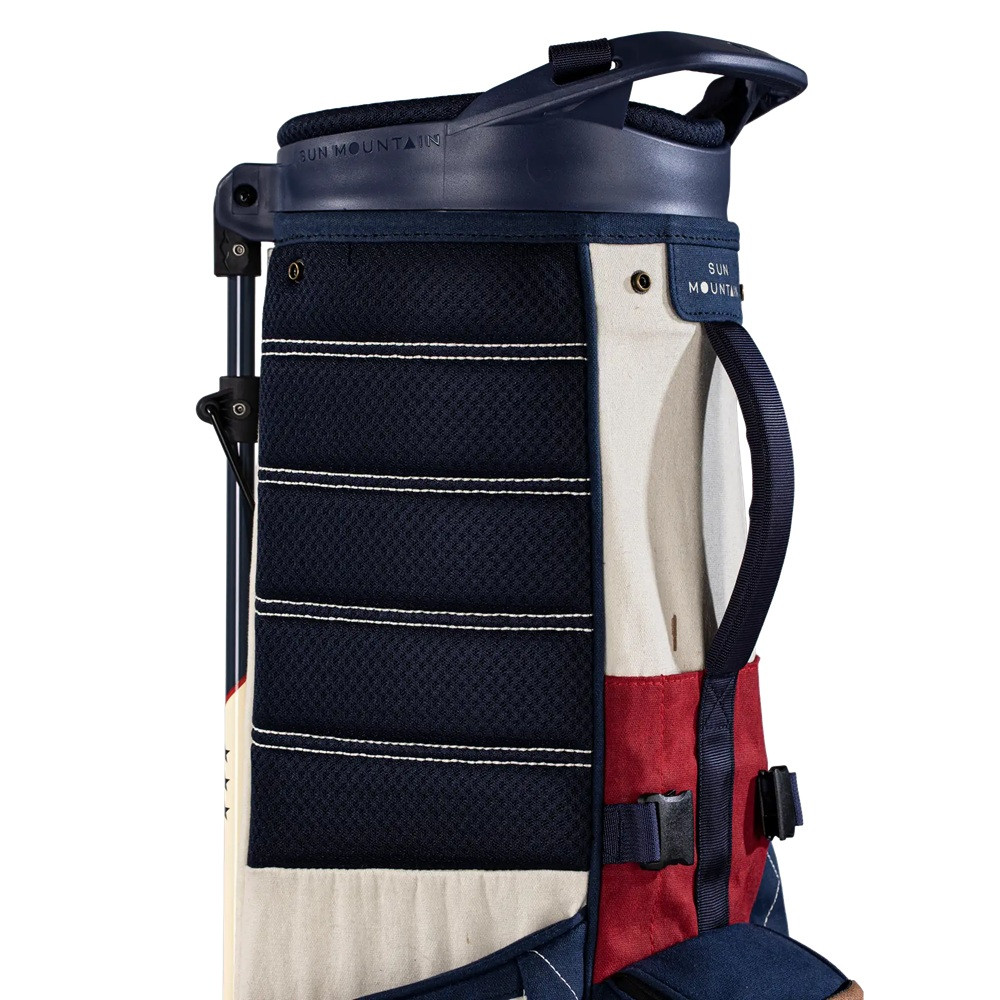 Sun Mountain 2026 Hometown Waxed Canvas Stand Golf Bag - Red